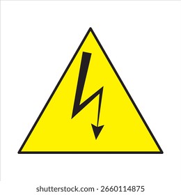 Señal de advertencia de alto voltaje, electricidad, señal de advertencia