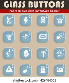 high voltage web icons for user interface design