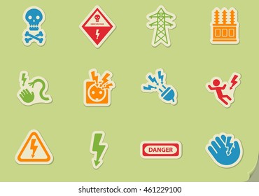 high voltage web icons for user interface design