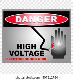 high voltage,sign