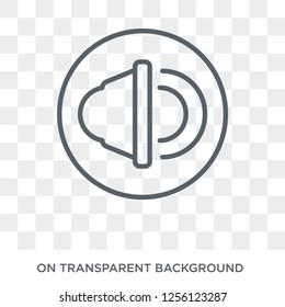 High Volume icon. High Volume design concept from  collection. Simple element vector illustration on transparent background.