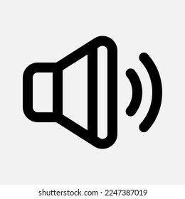 Hochauflösendes Symbol im Zeilenstil über Multimedia, Verwendung für die Präsentation mobiler App auf der Website