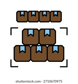 Hohes Volumen-Symbol auf weißem Hintergrund, Vektorgrafik