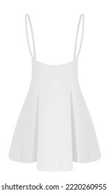 High waist skirt. vector illustration