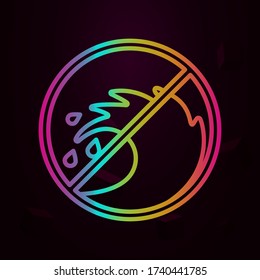 High waves sign nolan icon Simple thin line, outline vector of Swimming pool icons for ui and ux, website or mobile application