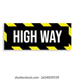 high way icon with white background
