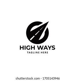 High Ways Logo Icon Vector Isolated