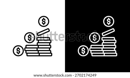 High Yield White Icon Set Design