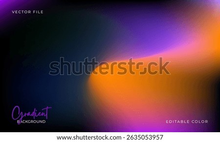 High-contrast background blending deep purple and glowing orange. Great for nightlife posters, modern ads, or digital promotional banners.