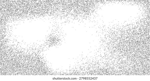 High-contrast black and white abstract texture featuring dense speckled halftone dots and grainy distressed noise; ideal as a background, overlay, or artistic texture for vintage and grunge designs.