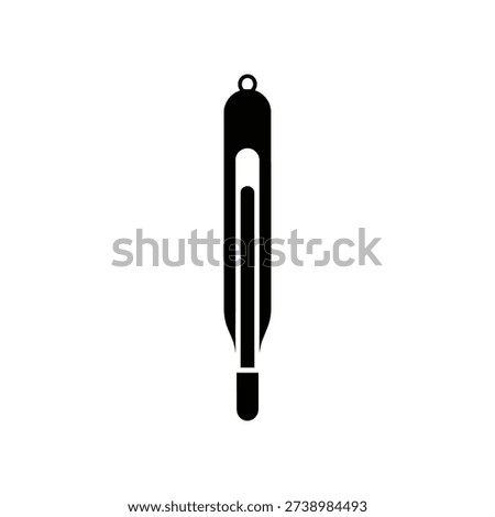 High-contrast black and white image of a dart standing upright on a clean white background, symbolizing precision, focus, and minimalist design for commercial use.
