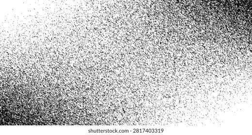 High-contrast black-and-white grain texture with dense speckle that fades into sparse dots, perfect for backgrounds, overlays, vintage and grunge effects, abstract art, and subtle texture layering.

