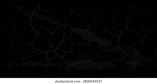 High-contrast dark cracked texture featuring black marble-like veins and a distressed grunge surface, ideal for backgrounds, overlays, graphic design, posters, and atmospheric or moody visual projects.