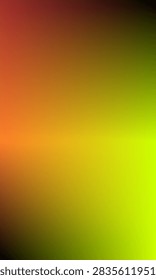 High-contrast gradient background showcasing lime green, golden yellow, dark rust, and deep black edges. Bold and striking for creative backdrops.