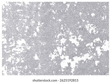 High-contrast halftone texture with scattered, distressed patterns, perfect for adding a rugged, vintage feel to designs and backgrounds 