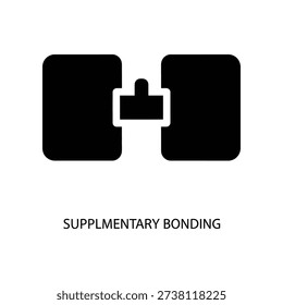 High-contrast image of a supplementary bonding clamp securely connecting two metal pipes on a sleek black background, ideal for electrical safety and engineering projects.
