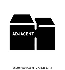 High-contrast image of two adjacent black storage boxes with clean lines and minimalist design, perfect for business, organization, and modern branding projects.