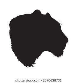 High-Contrast Leopard Silhouette for Maximum Visibility and Impact - Leopard Vector - Leopard Icon
