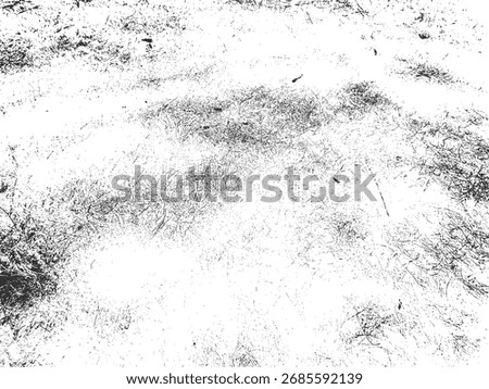 High-contrast monochrome distressed overlay texture with rough natural patterns