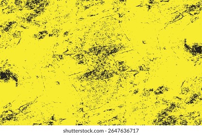 High-contrast yellow grunge texture with black distress marks, perfect for punk branding, music posters, and urban streetwear designs.