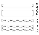 High-Density Blank Patch Panel. 1U 2U Steel Filler Panel