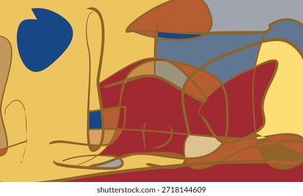 Ilustración abstracta de alto detalle que presenta caos estructurado, formas geométricas dinámicas y complejidad aleatoria. Ideal para diseño moderno, conceptos de tecnología, visualización de datos y fondos creativos.