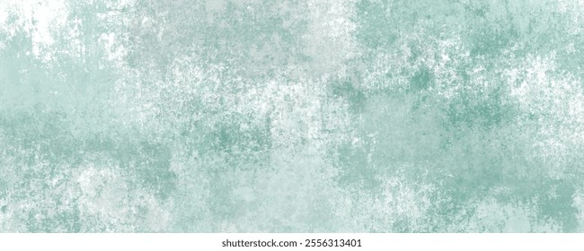 High-Detail Green and White Grunge Texture with Artistic Wash Effects

