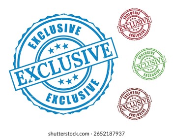 High-End Grunge Stamp Set, Premium Quality Label Vector Icons