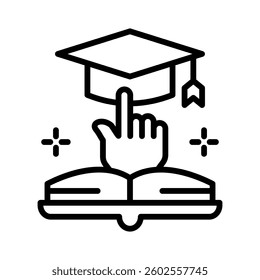 Higher Education Icon Element for Design
