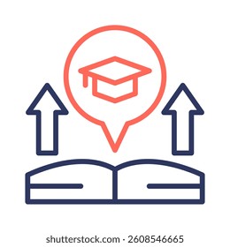 Higher Education Icon Element for Design