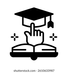 Higher Education Icon Element for Design
