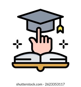 Higher Education Icon Element for Design