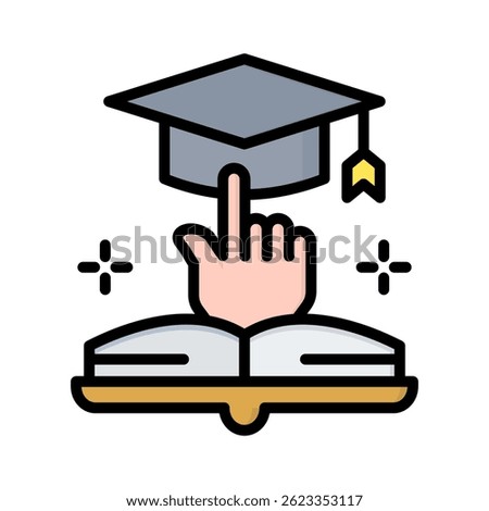 Higher Education Icon Element for Design