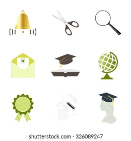 Higher education icons