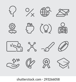 Higher Education Line Icon