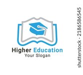 Higher education logo, Higher Learning logo, Reaching Star Education, World education, graduation logo