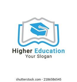 Higher education logo, Higher Learning logo, Reaching Star Education, World education, graduation logo