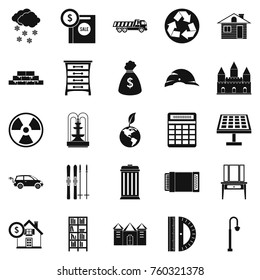 Higher society icons set. Simple set of 25 higher society vector icons for web isolated on white background