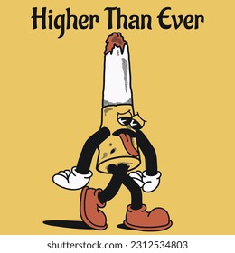 Higher Than Ever With Joint Groovy Character
