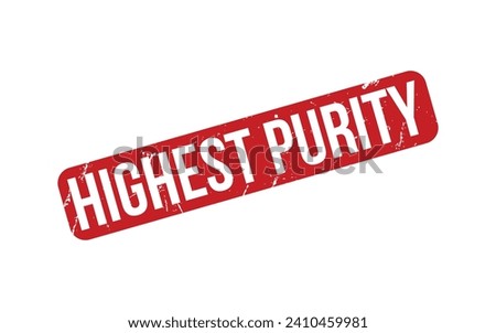Highest Purity rubber grunge stamp seal vector