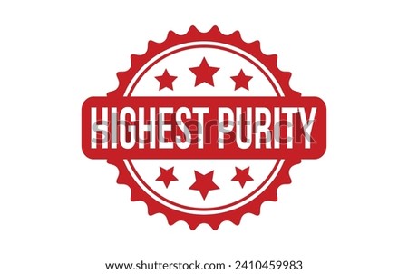 Highest Purity rubber grunge stamp seal vector