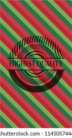 Highest Quality christmas emblem background.