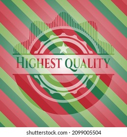 Hochwertiges Weihnachtsstil. Vektorgrafik. Detaillierte Angaben. 