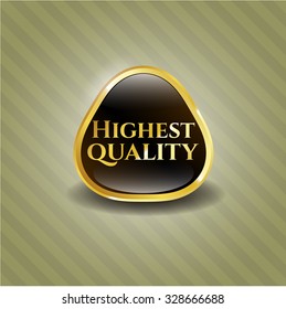 Highest Quality gold badge or emblem