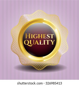 Highest Quality gold emblem or badge