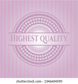 Highest Quality pink emblem