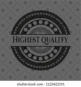 Highest Quality realistic dark emblem