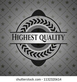 Highest Quality realistic dark emblem