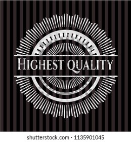 Highest Quality silver badge