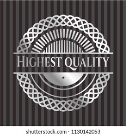 Highest Quality silver emblem or badge